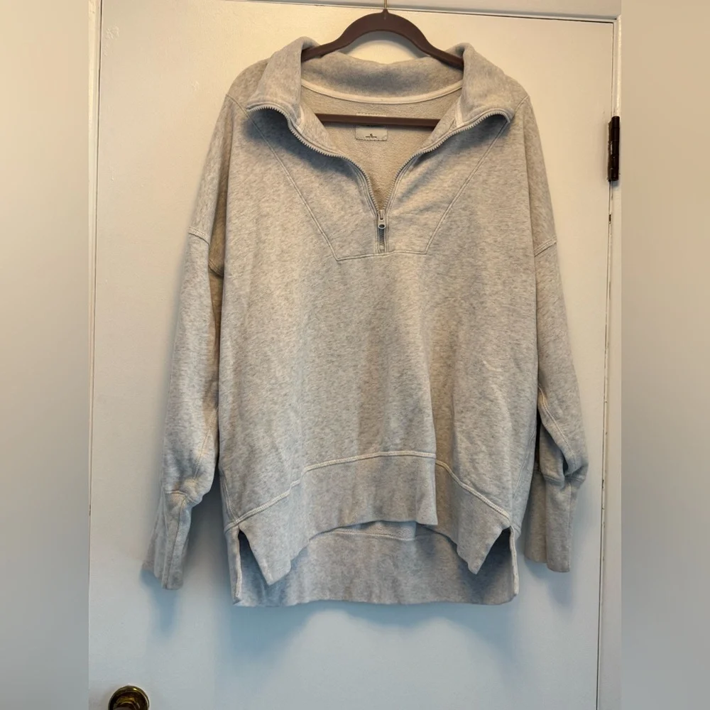 Abercrombie & Fitch Soft AF Quarter Zip - Picture 3 of 6